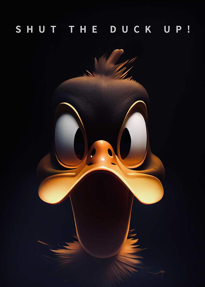 SHUT THR DUCK UP