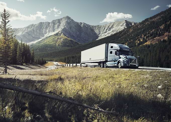 truck and landscape