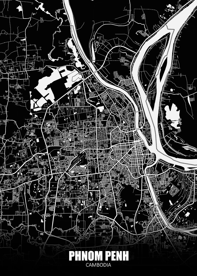 Phnom Penh Cambodia Map