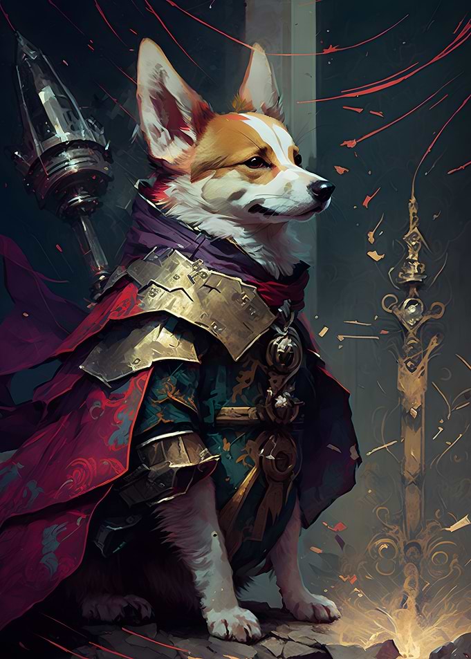 Adventurous Corgi