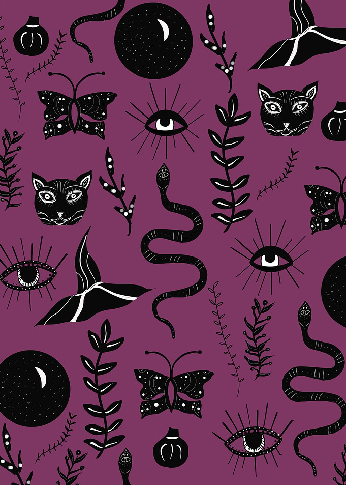 Halloween Pattern Glam 1
