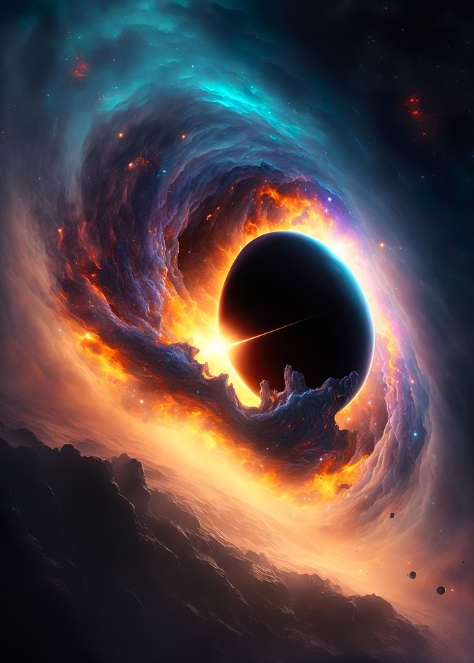 Space Black Hole Milky Way
