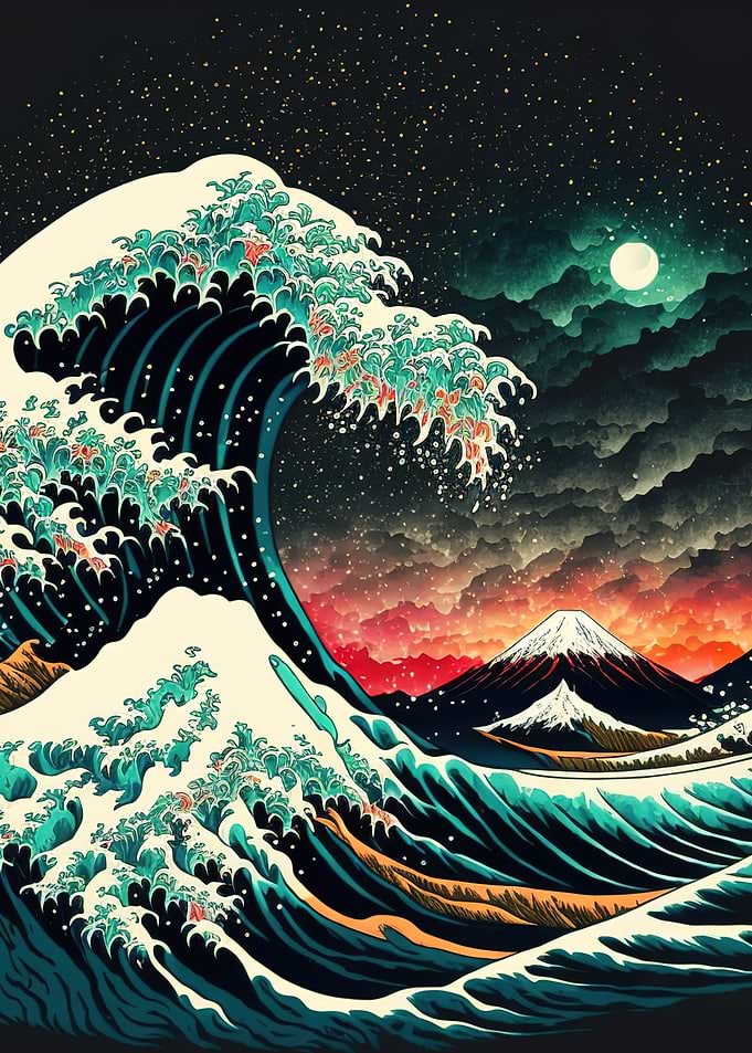 Wave Mountain Japan