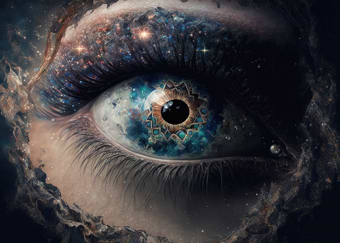 human eye futuristic