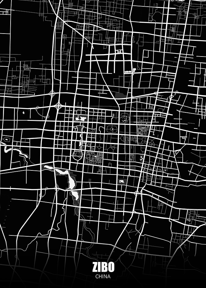 Zibo China Dark Map
