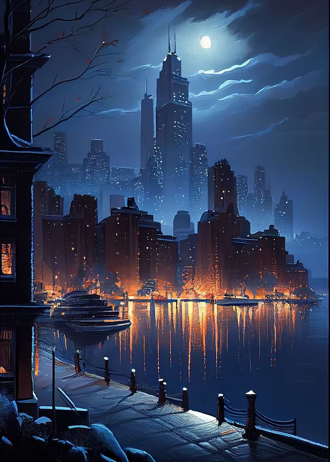 Cityscape at Night