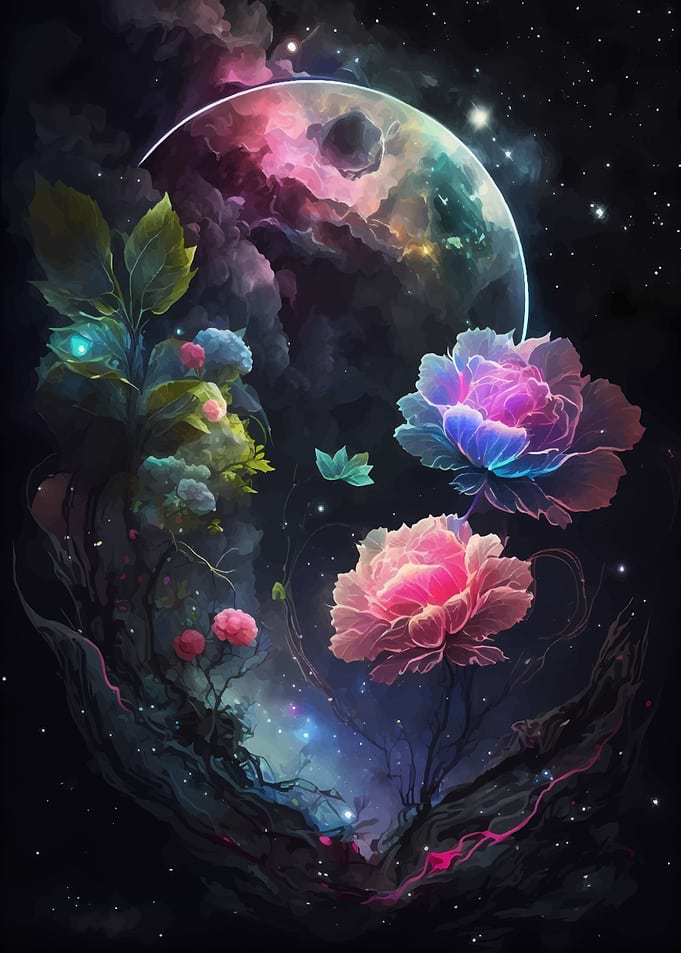 Cosmic begonias