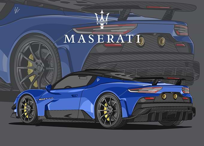 maserati mc20 blue