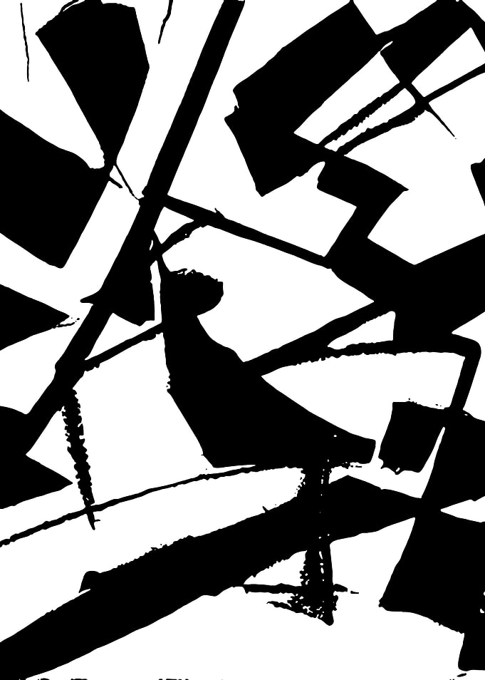 Black and White Abstract