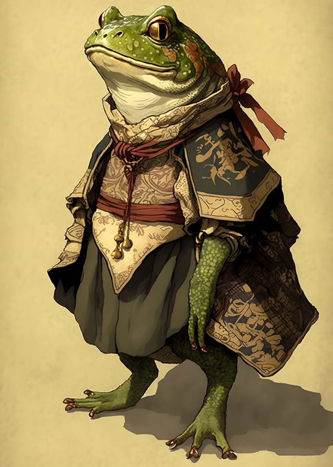Samurai Frog