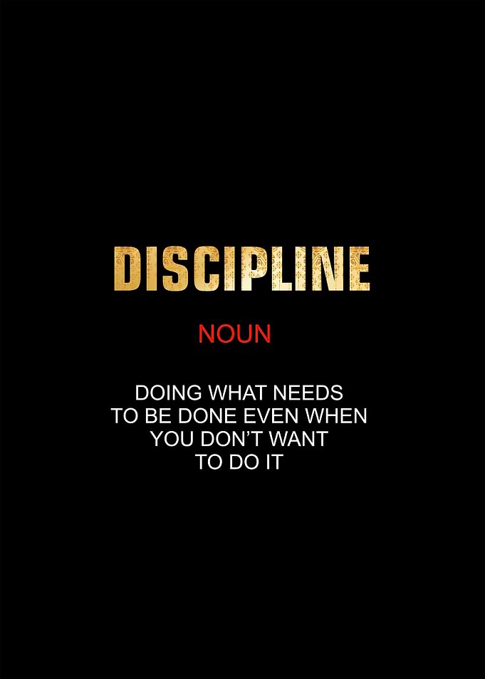 Discipline Motivational