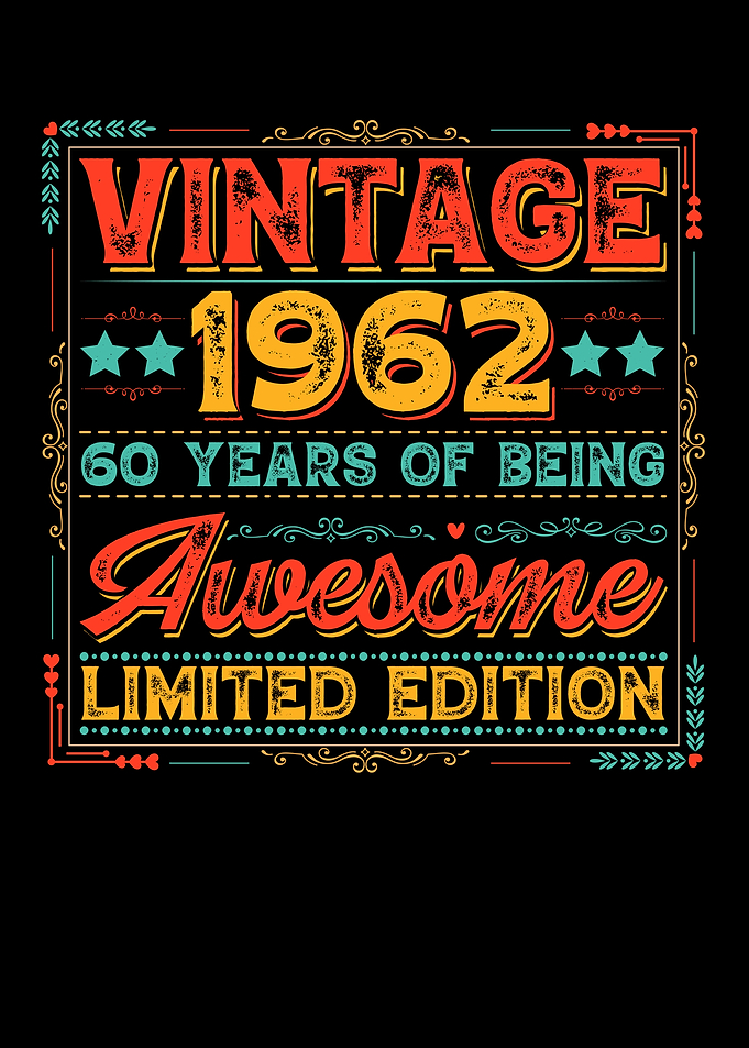 Vintage 1962 60Years of