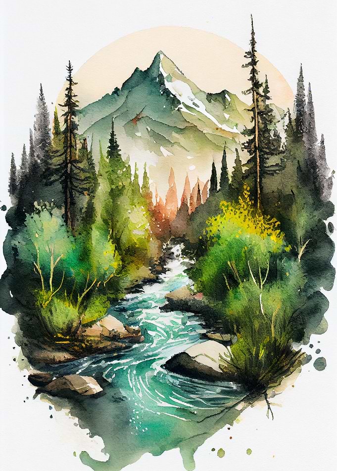 A View Through The Forest