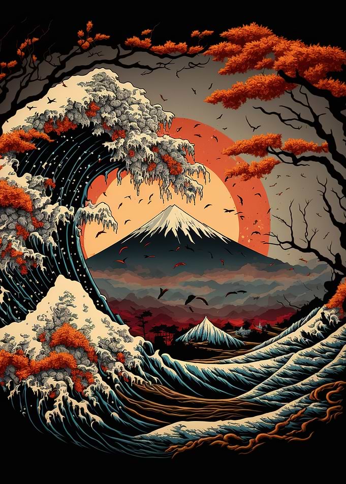 Wave Mountain Japan
