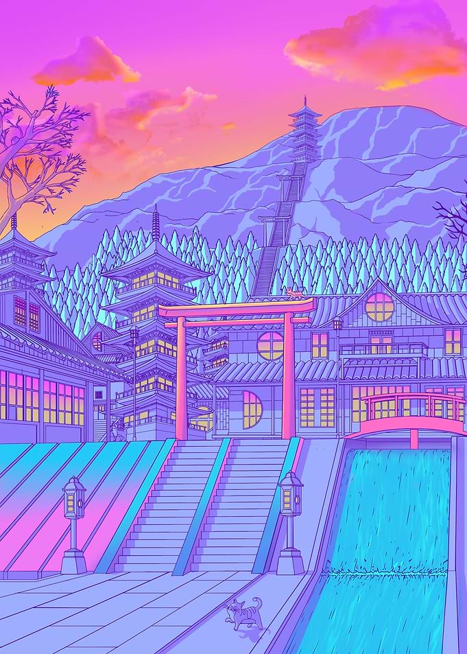 japan pastel