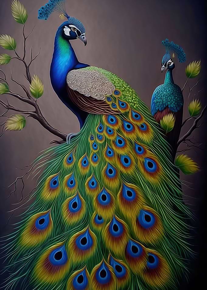 Peacock Animal Colorfull