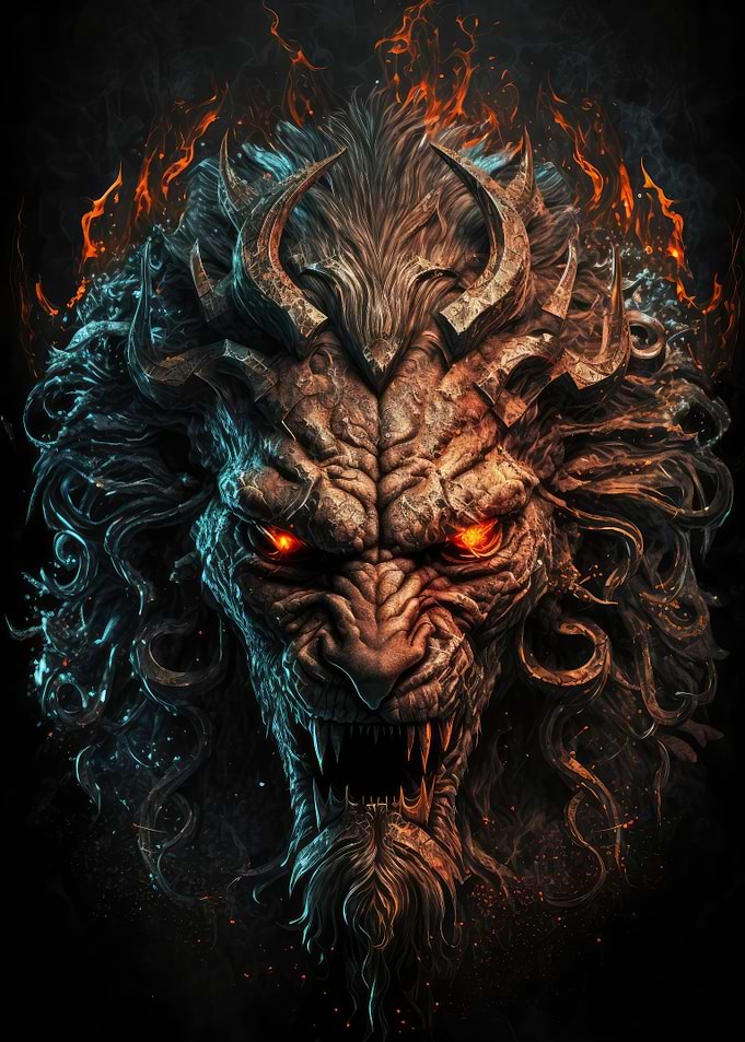 Demonic Lion