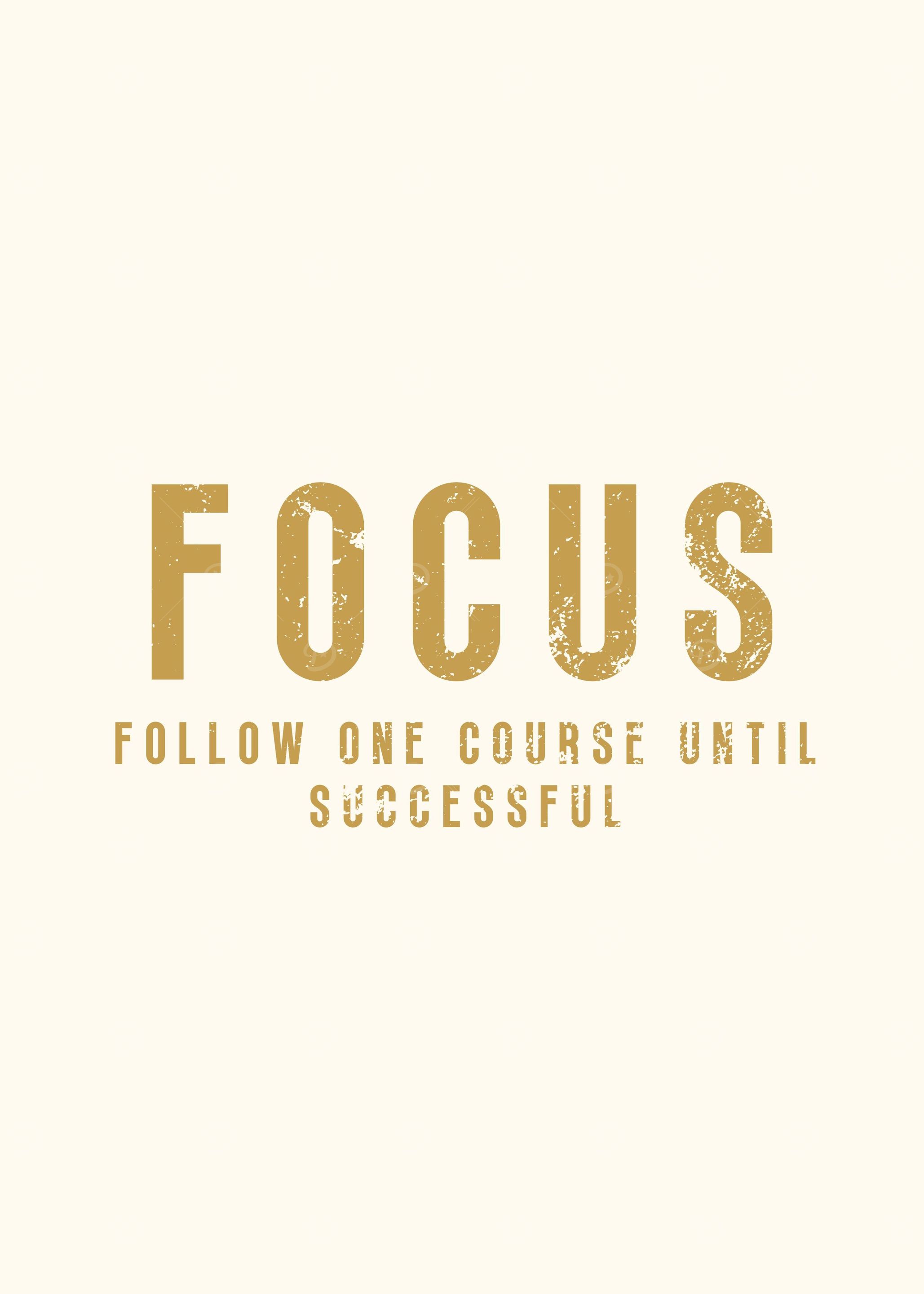 Focus Motivation