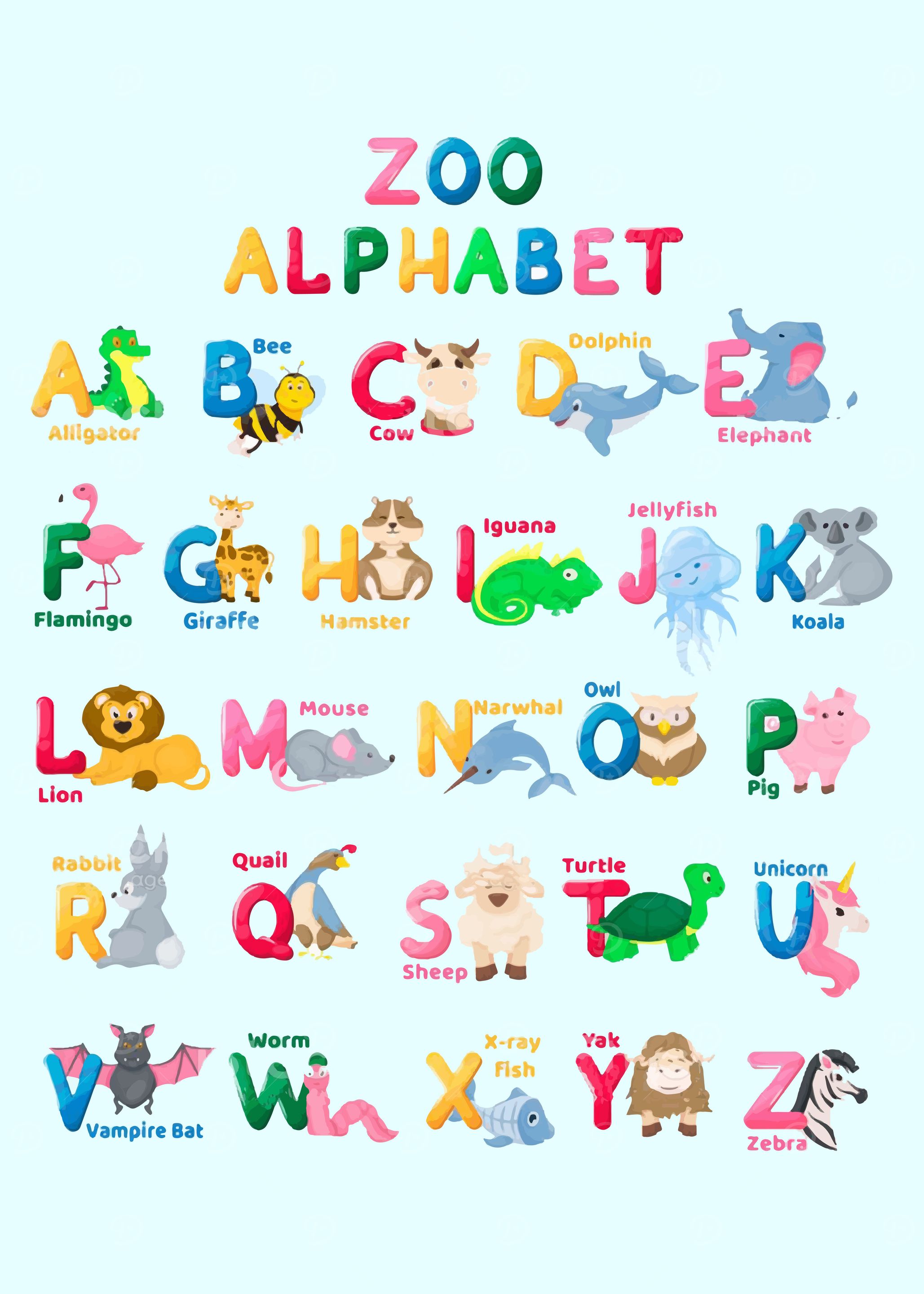 Zoo Alphabet