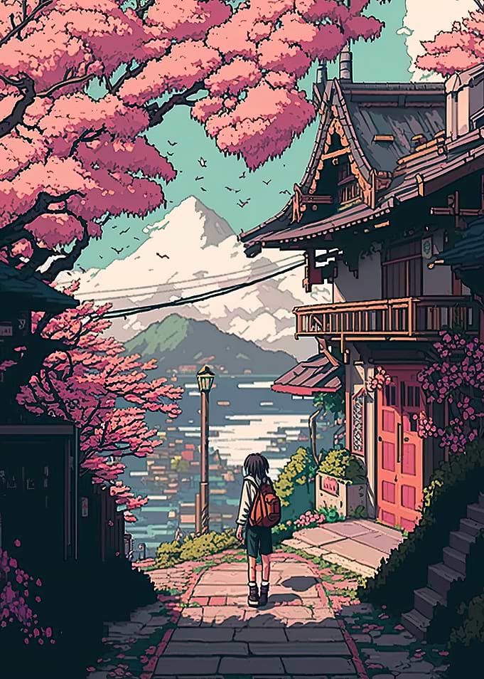 Japan Pixel Art 03