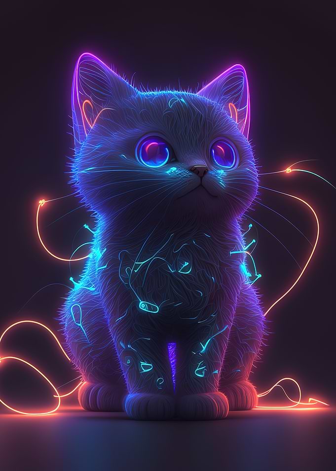 cat neon