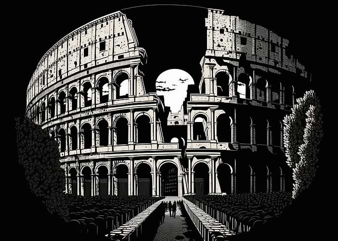 The Colosseum in Rome