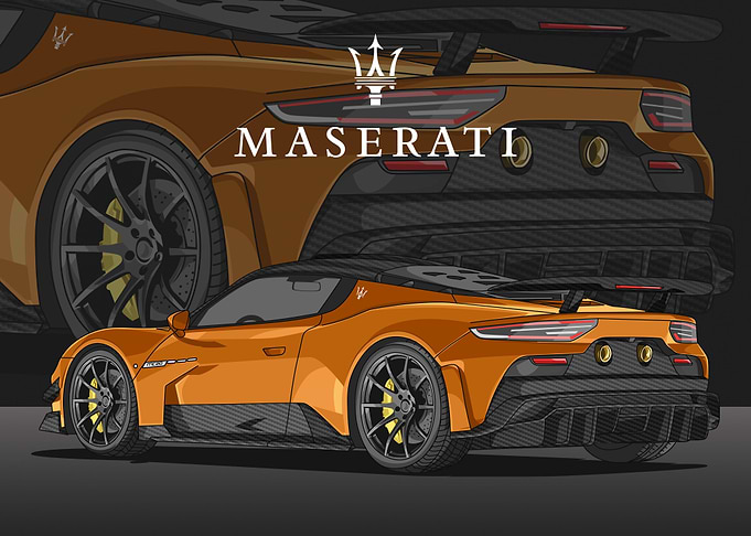 maserati mc 20 orange