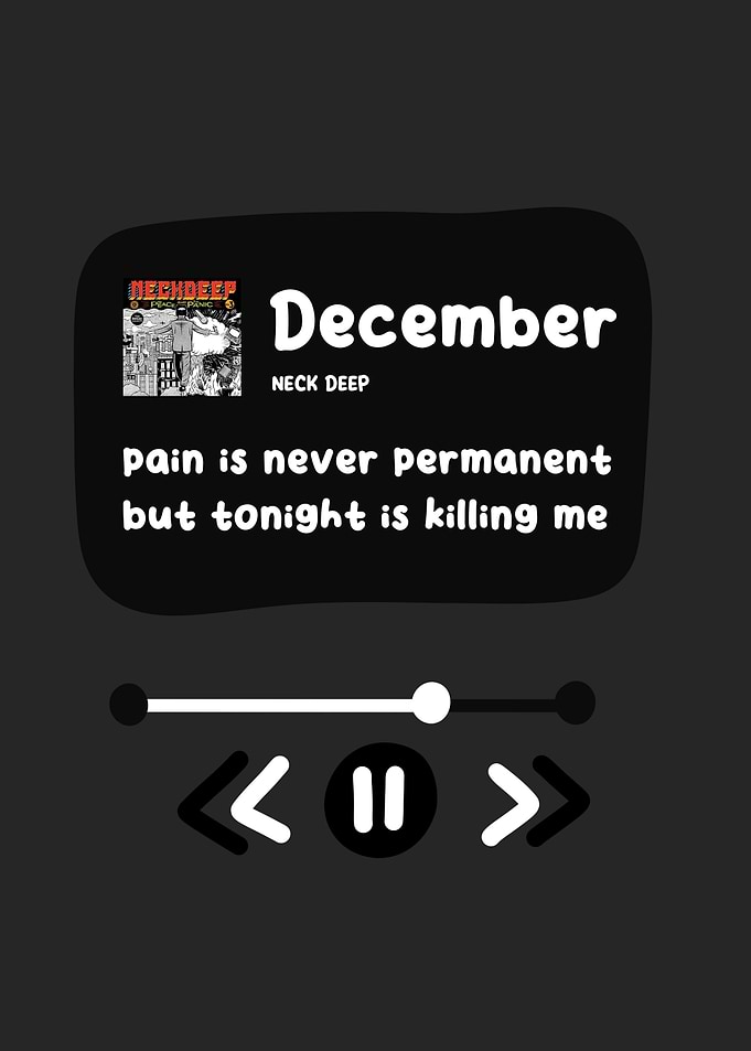 December Neck Deep Lyrics