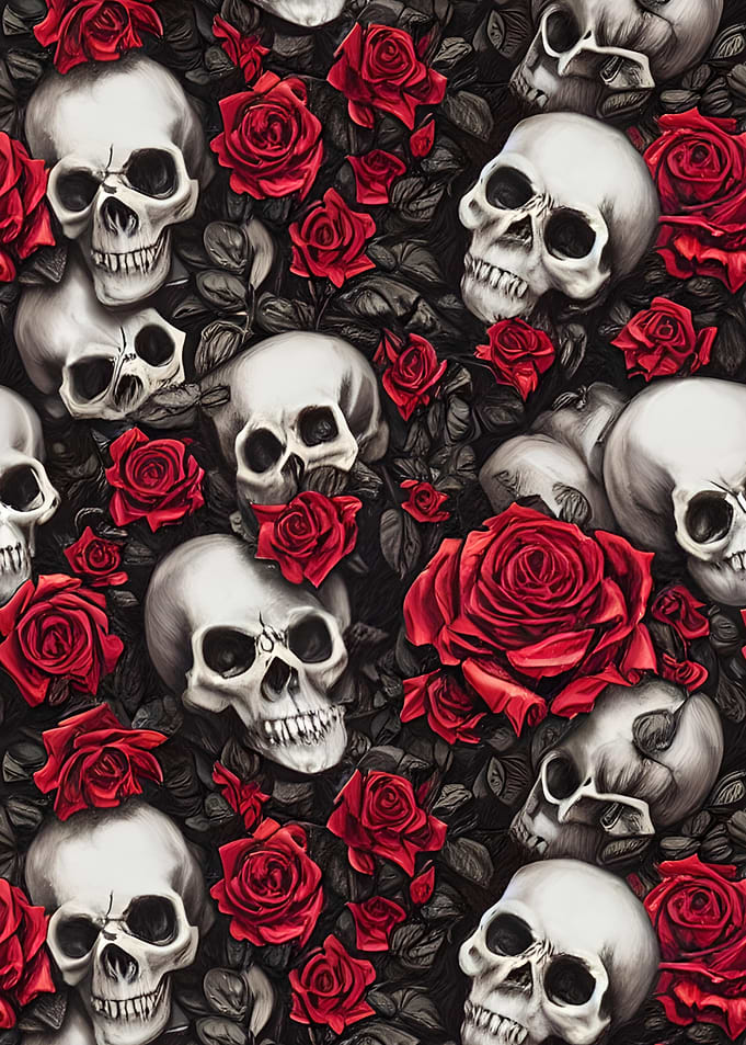 Skull and Roses