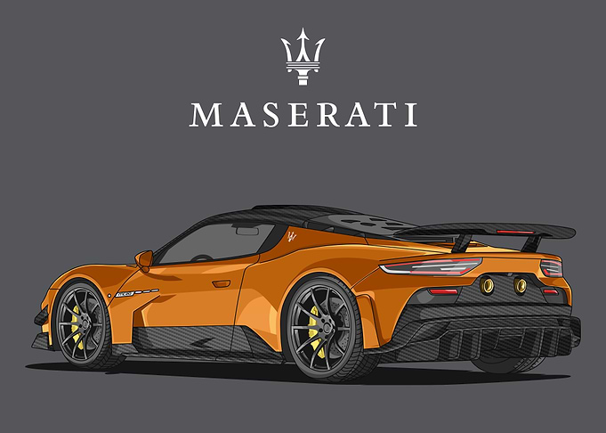 maserati mc 20 orange