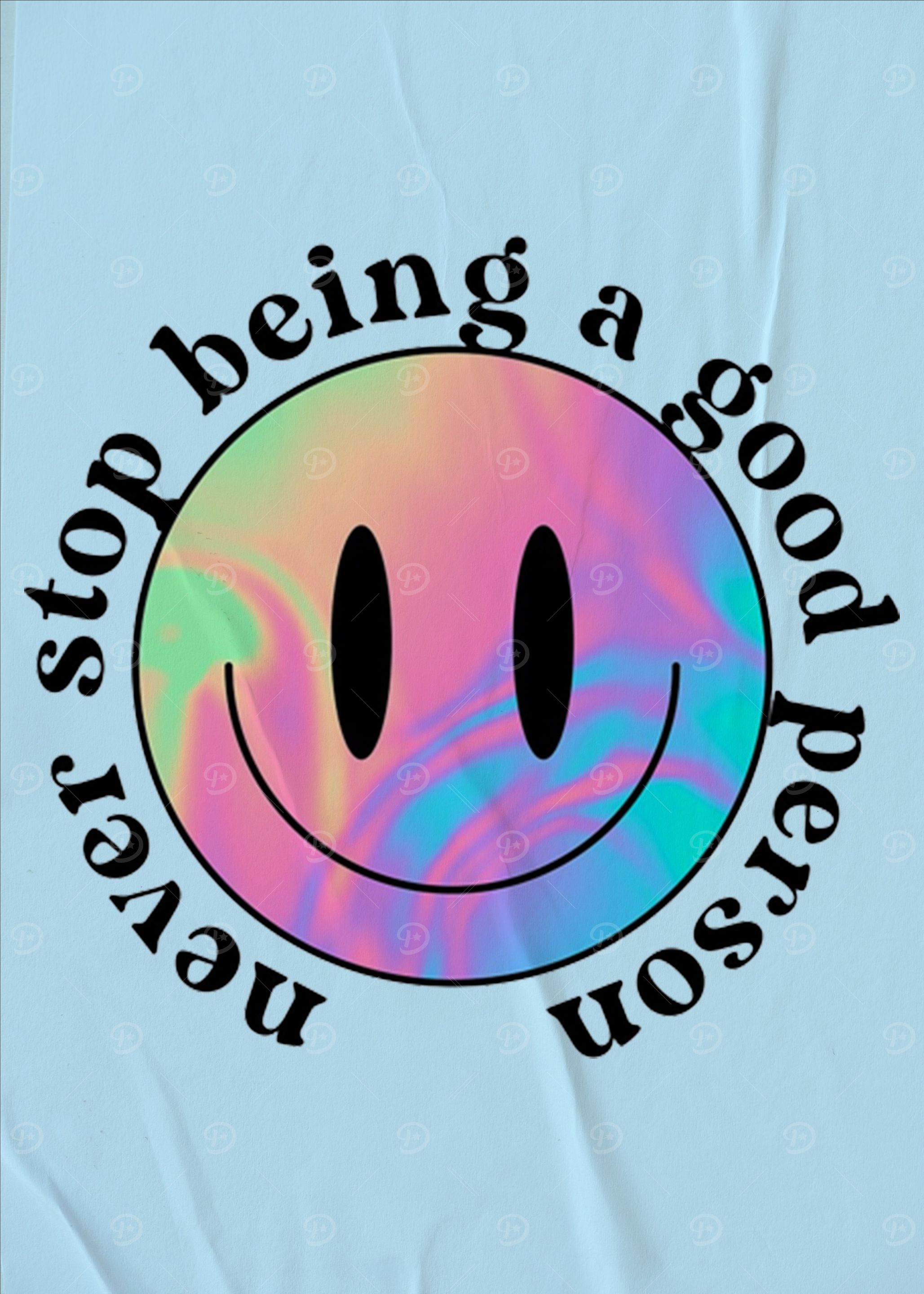 Be a good person holo