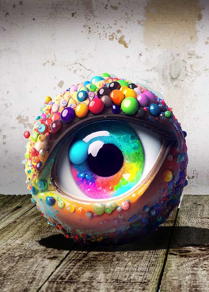 The colorful Eye