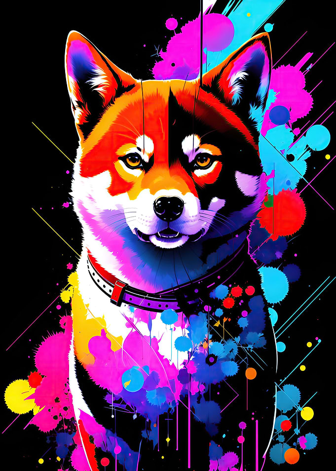 dog abstract