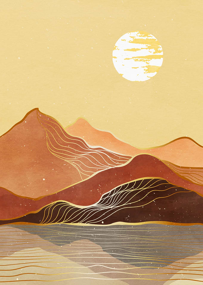 Mid Century Landscape 2