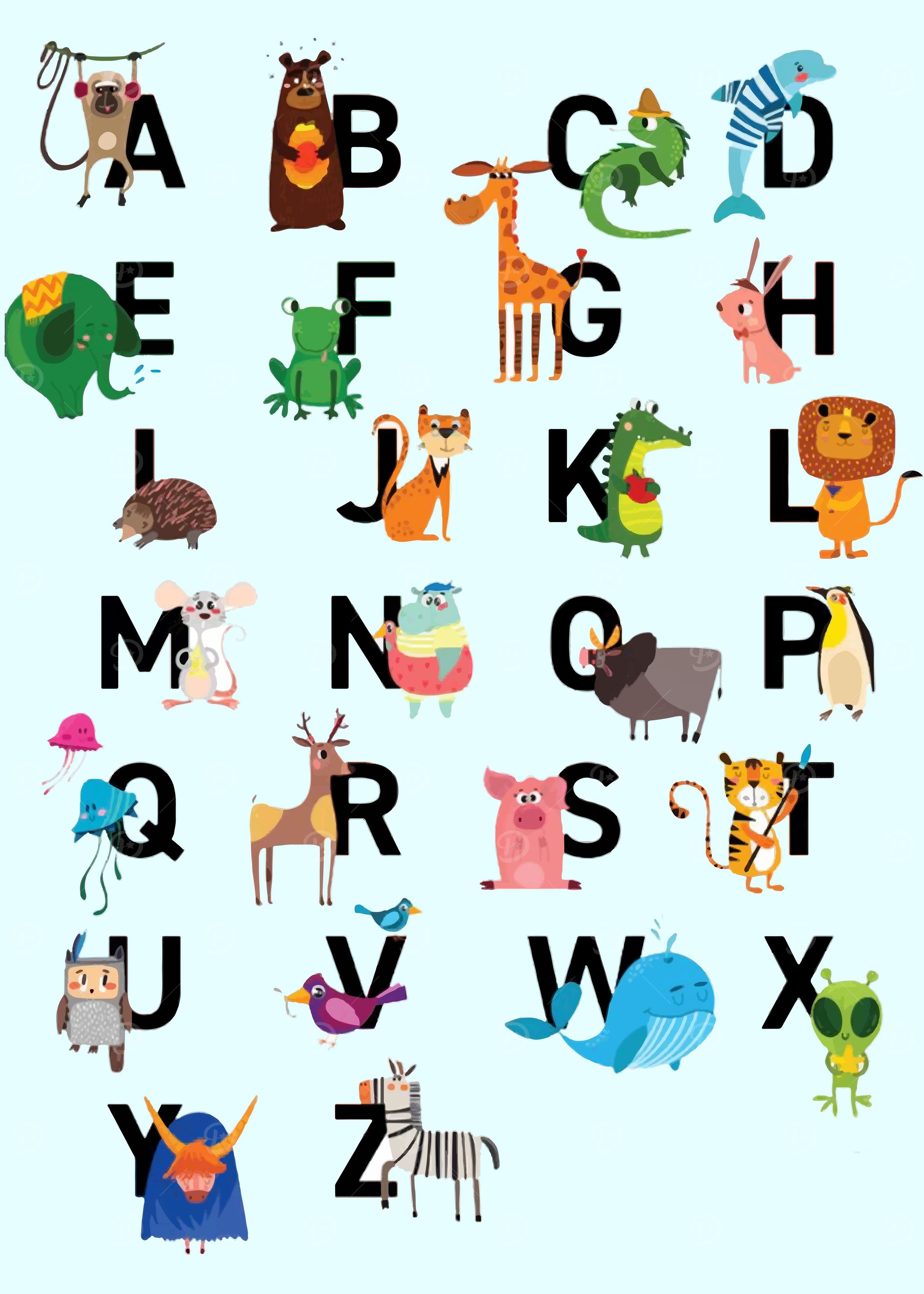 Cute Animal Alphabet