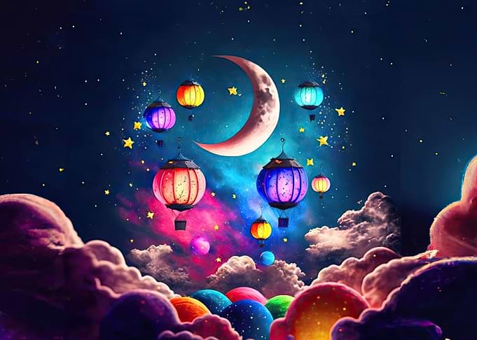 Lanterns in the Clouds
