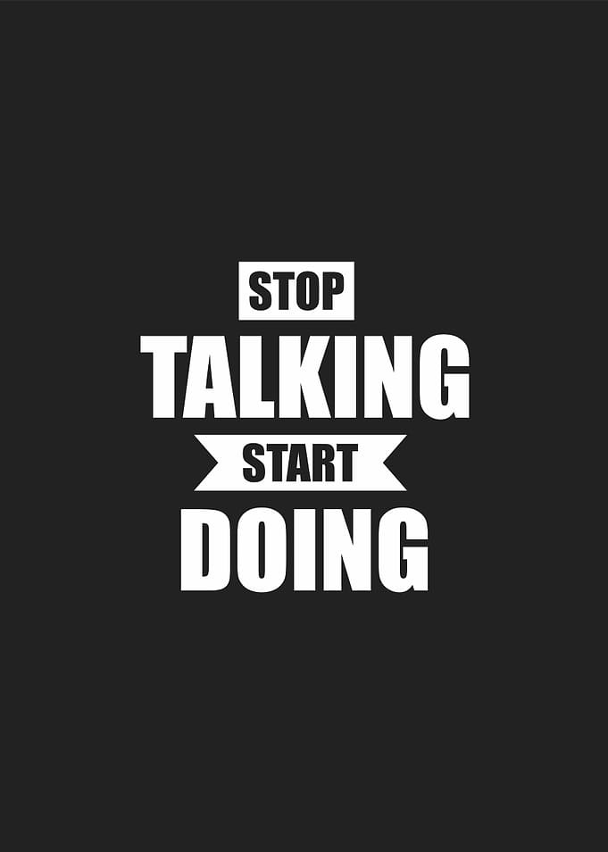 stop talking