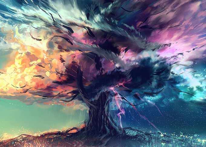 Colorfull Trees