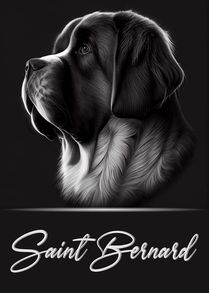 Saint Bernard Portrait