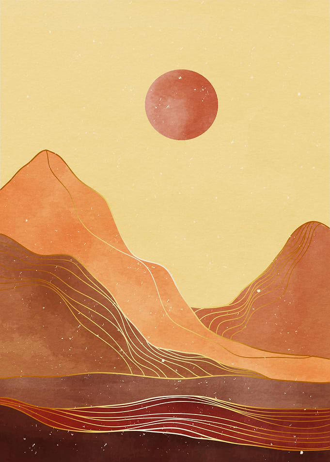 Mid Century Landscape 1