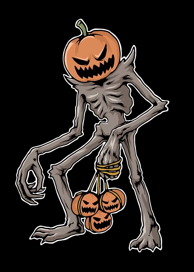 Halloween Pumpkin Monster