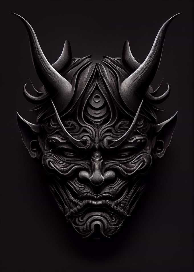 Fierce Hannya Mask