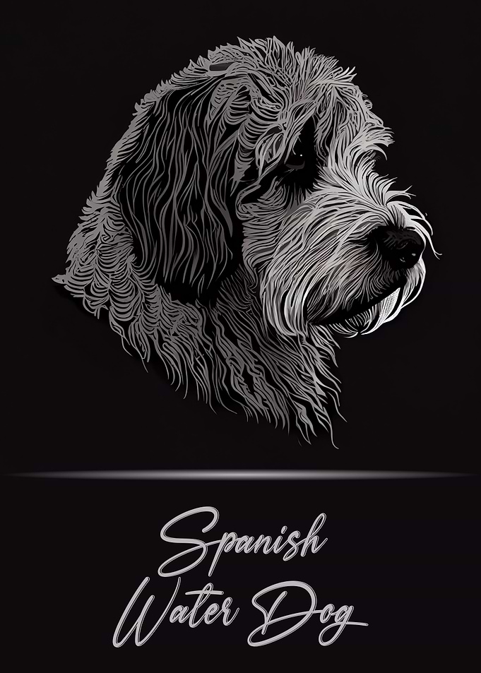 Adorable Spanish Water Dog