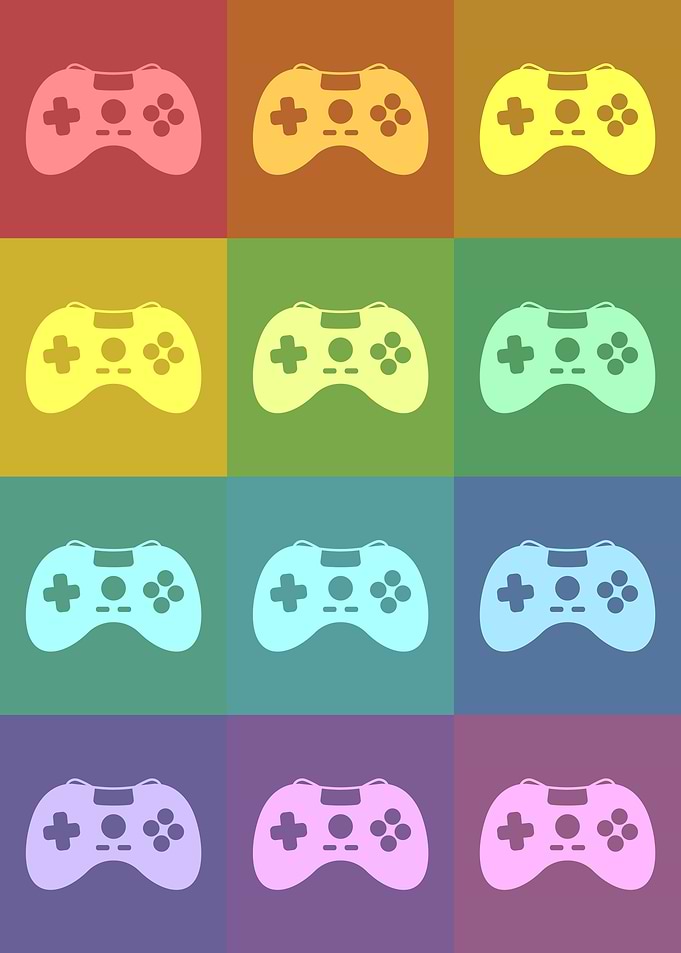 Video Game Controller Art