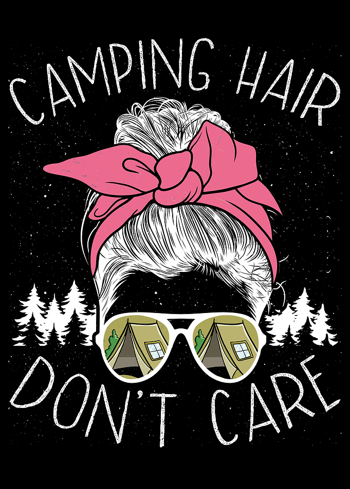 Camping hair dont care