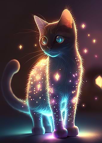 cat neon