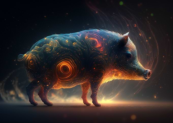 Spirit Animal Pig