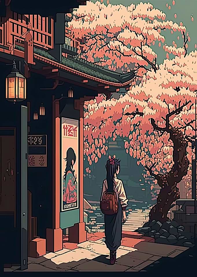 Japan Pixel Art 04