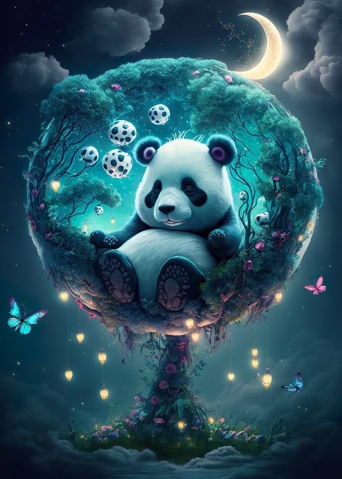 Snoozing Panda