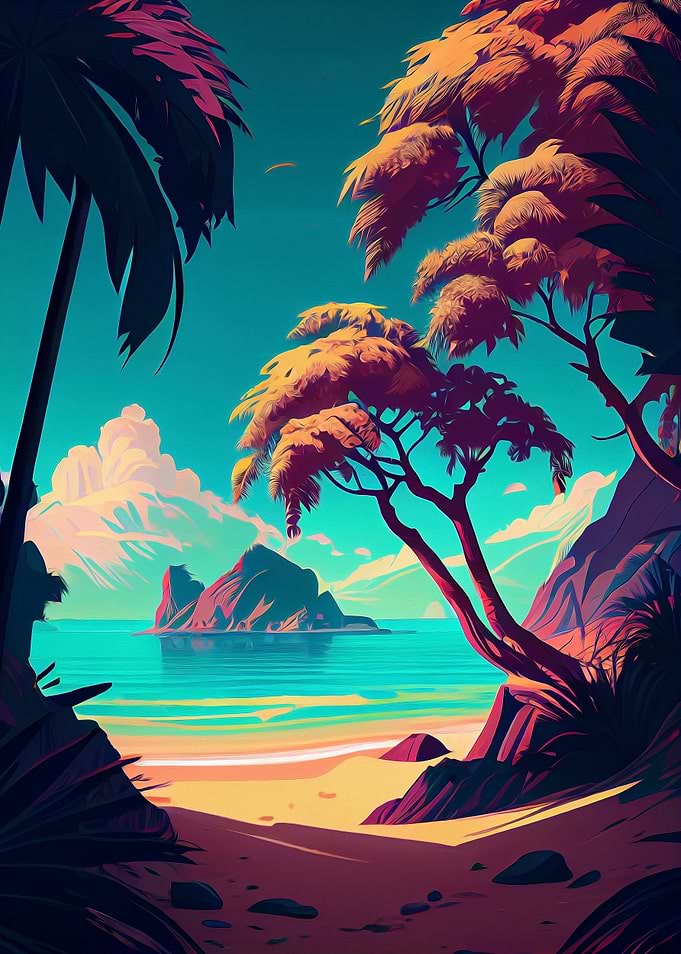 Pristine Tropical Beach